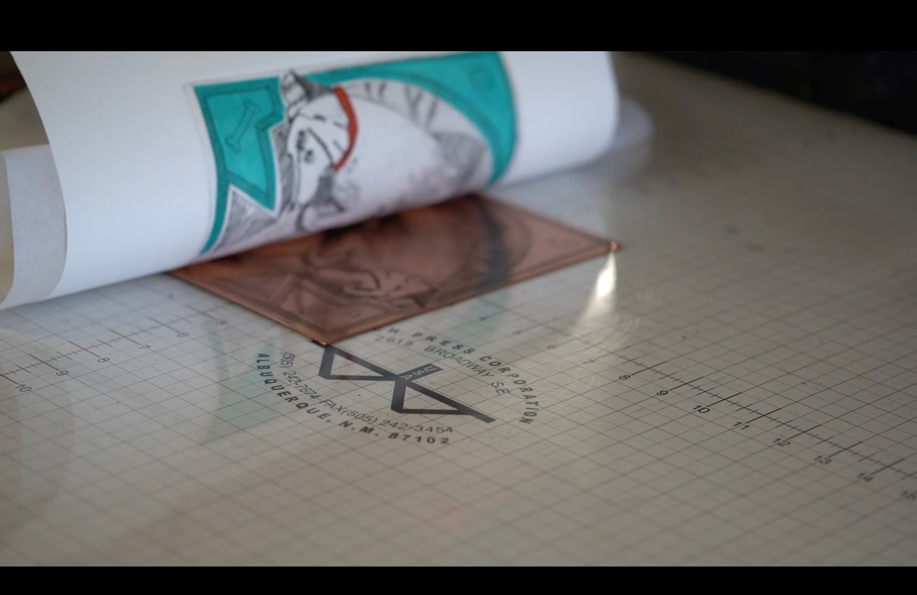 Printmaking with the 'Sunlit' Machine on Vimeo